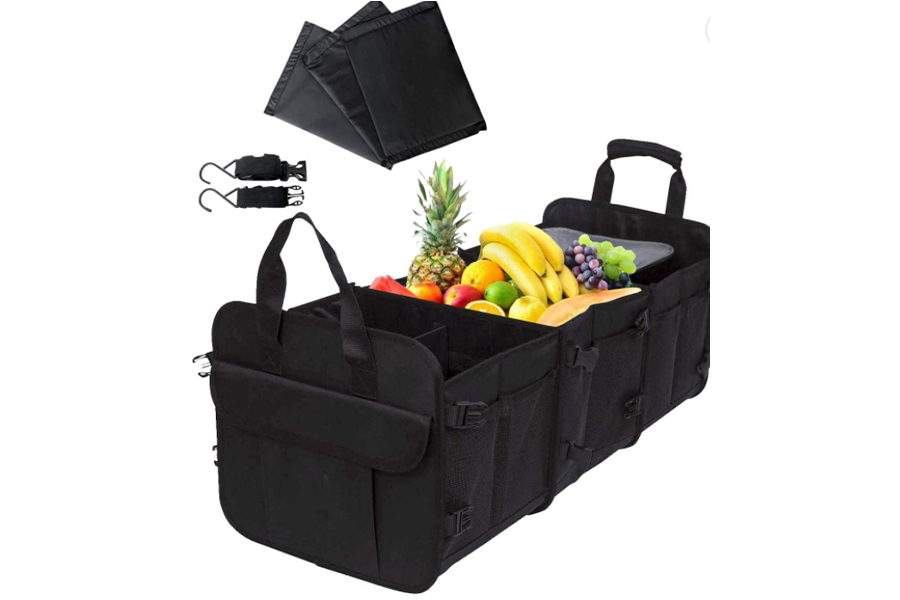 Convertible car organizer in black