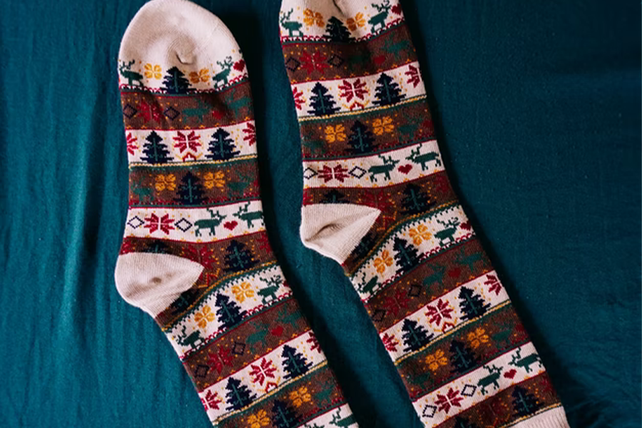 Festive socks that are great for the holidays