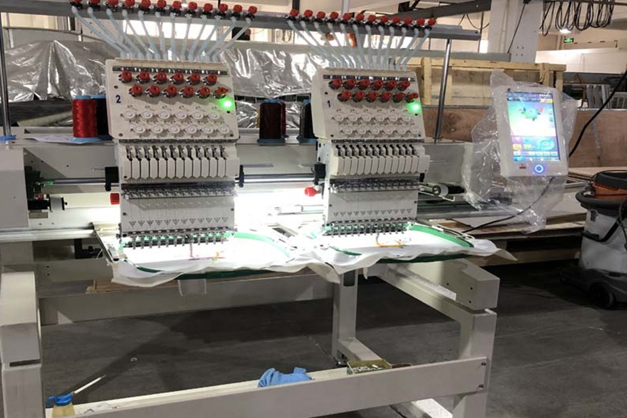 Multi-needle semi-professional embroidery machines