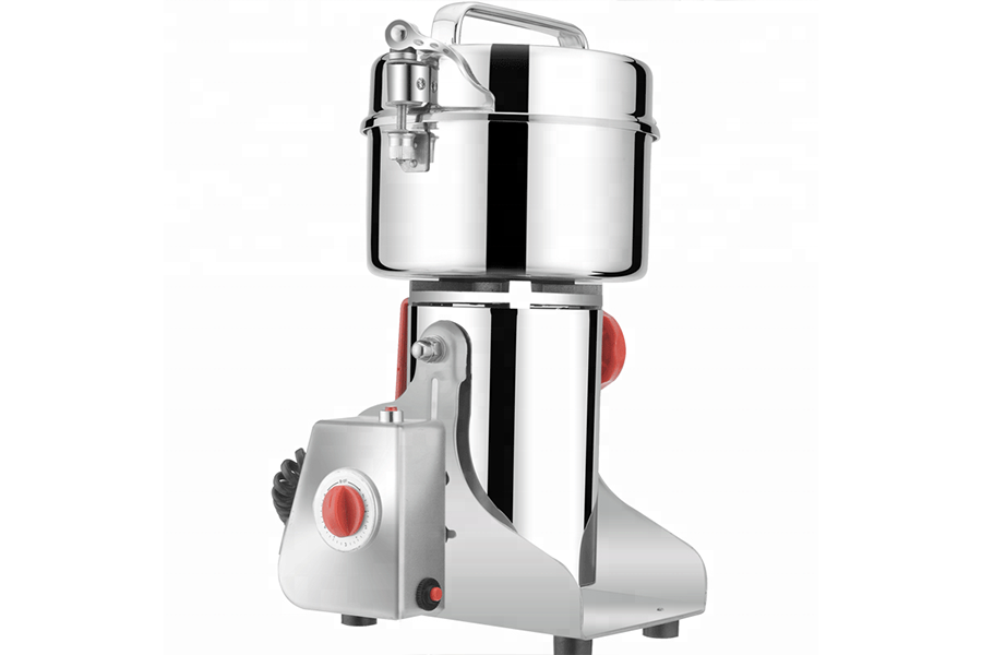 Steel burr grain mill