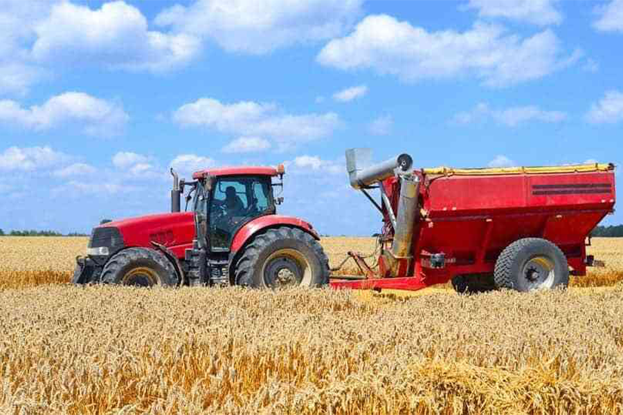 Implement carrier tractor