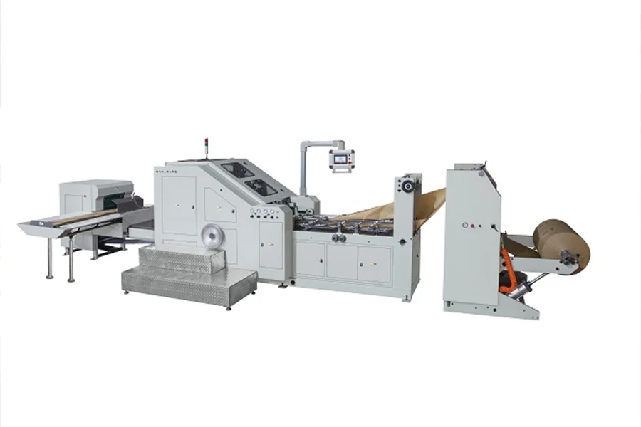 Semi-automatic paper bag-making machine