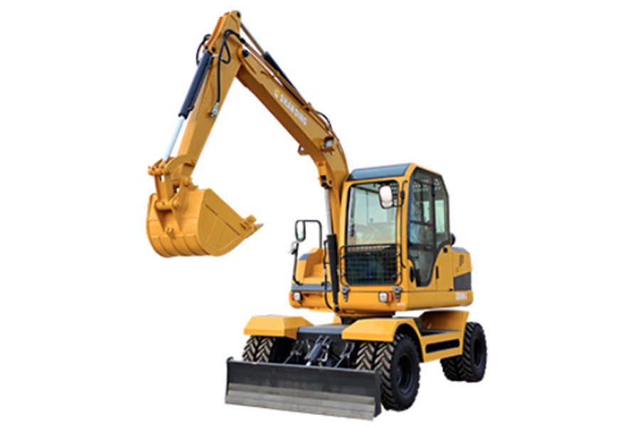 8-wheeled excavator