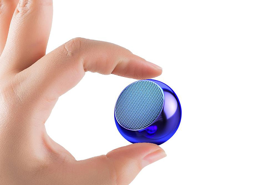 An ultra mini outdoor speaker