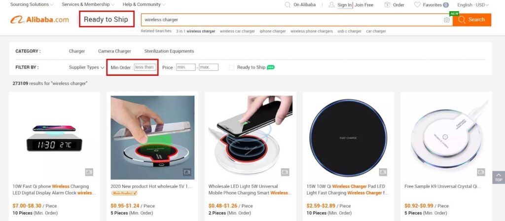 Buyers Can Use The “Ready To Ship” Channel To Find Low Moq Suppliers.