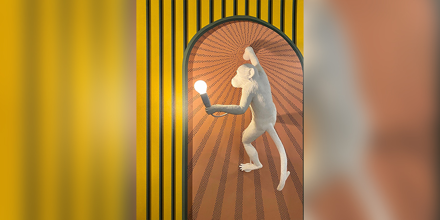 Monkey Shaped Lamp