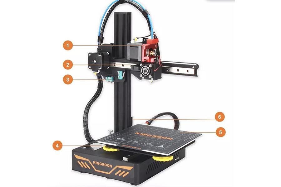 A standard high-speed FDM 3D printing machine