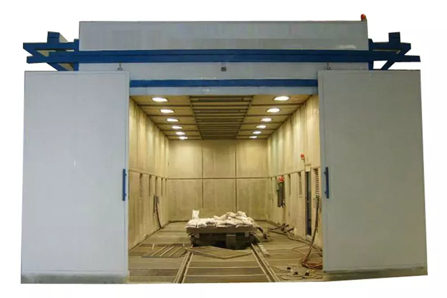 Sandblasting room